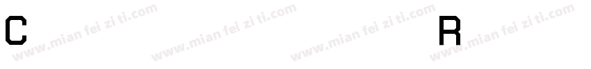 Cantilever Regular Square字体转换